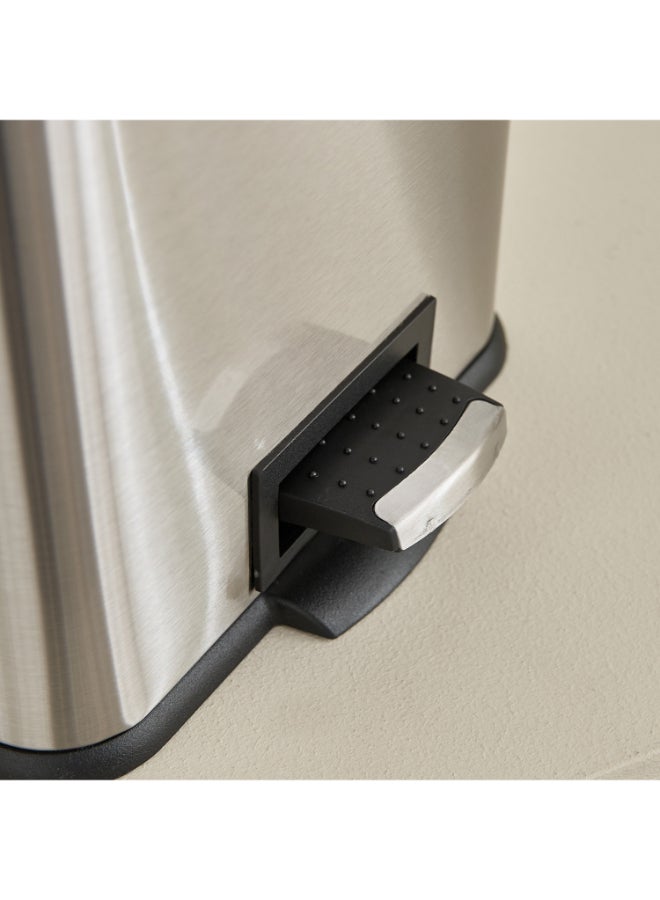 Home Box Stainless Steel Rectangular Pedal Bin - 5L - Image 5